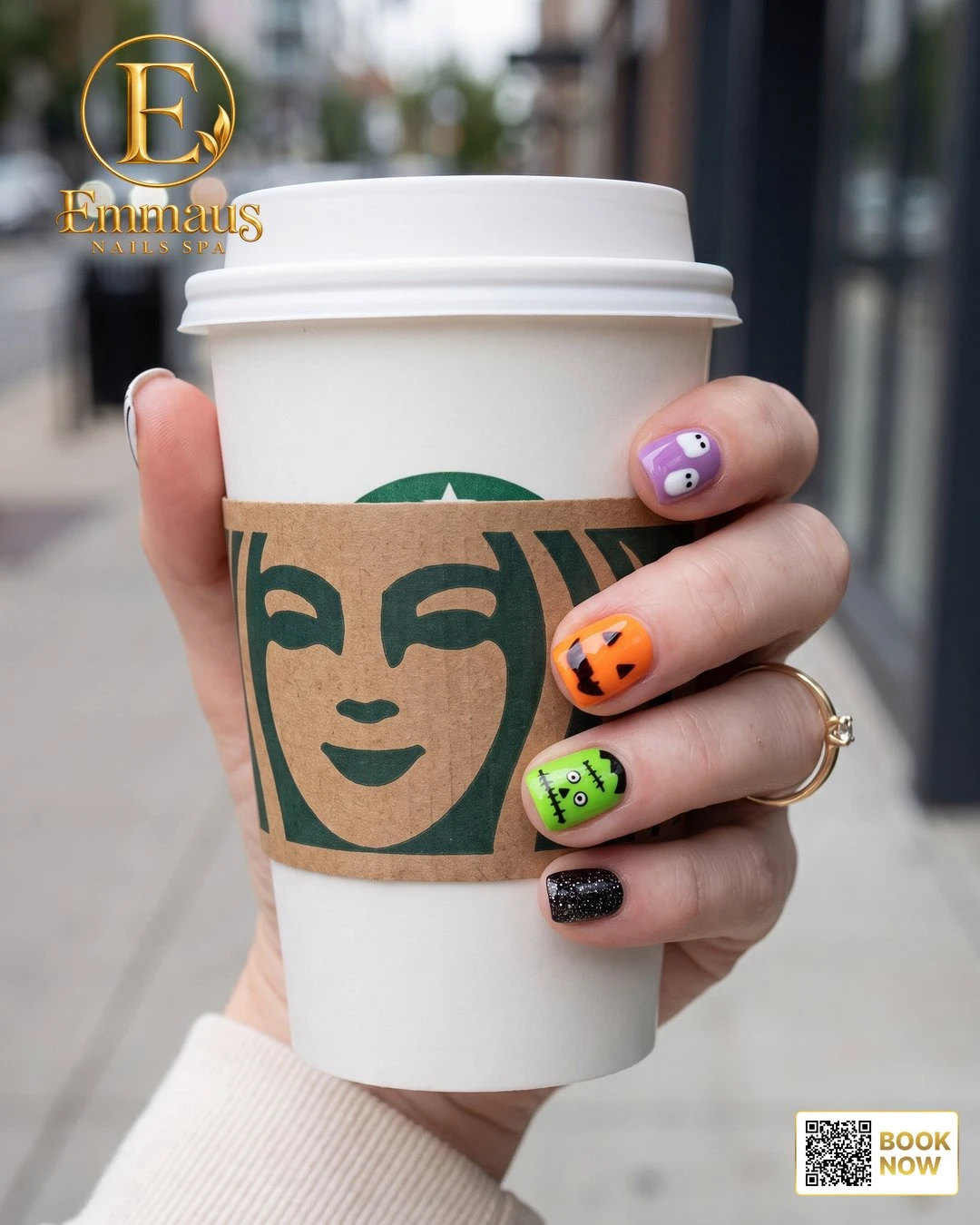 Halloween nail art Oct 2026